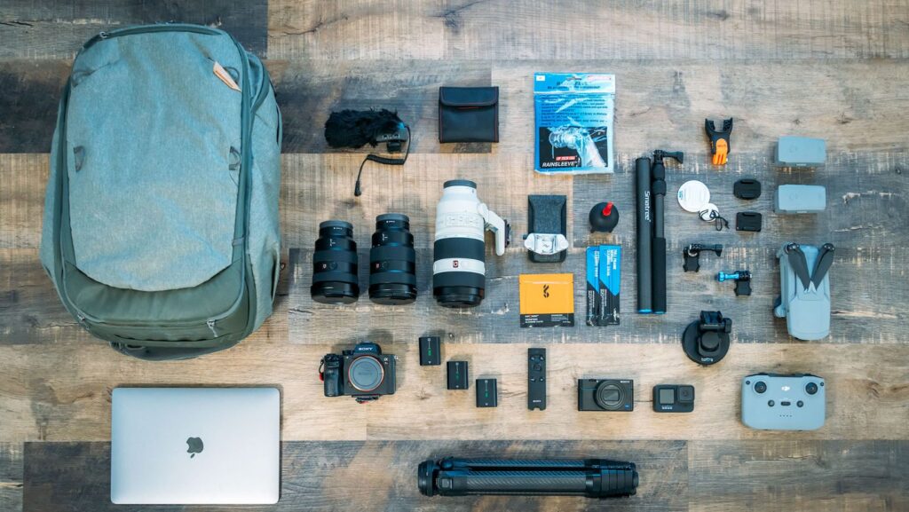 travel photography gear